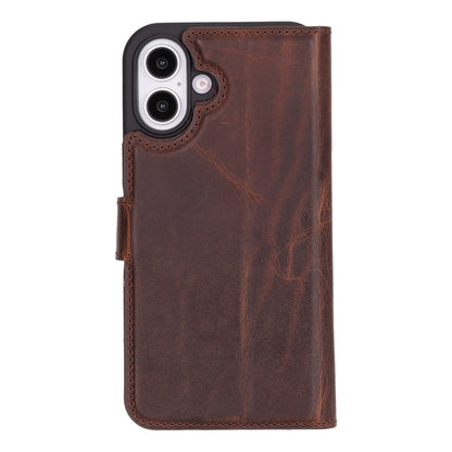 Magic iPhone 16 Plus Detachable Leather Wallet Case