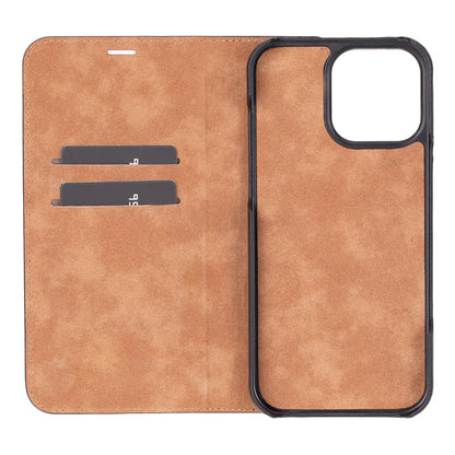 Sonat Leather iPhone 16 Pro Max Folio Case