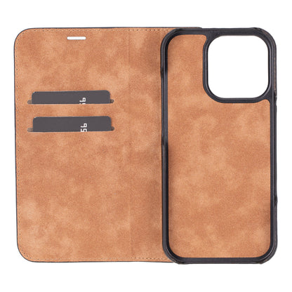Sonat Leather iPhone 16 Pro Folio Case