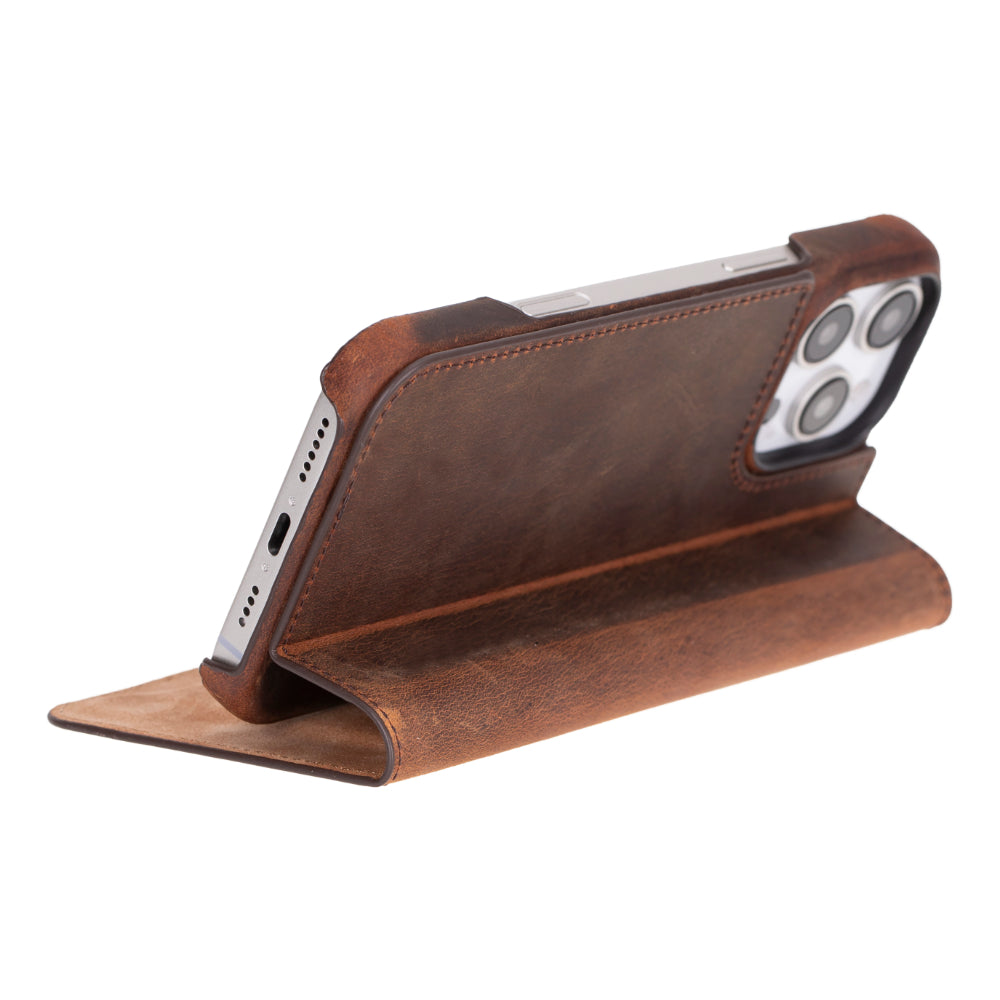 Sonat Leather iPhone 16 Pro Max Folio Case