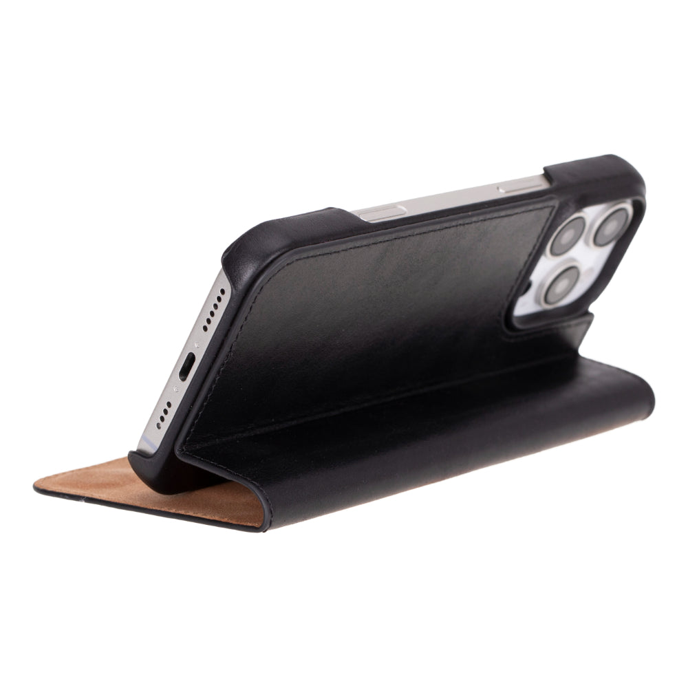 Sonat Leather iPhone 16 Pro Max Folio Case