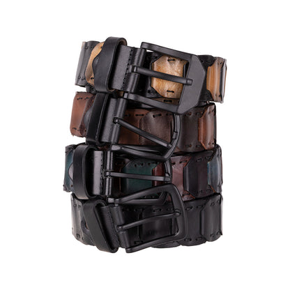 Vista Örgü Hakiki Deri Erkek Kemer