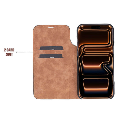 Sonat Leather iPhone 17 Pro Folio Case