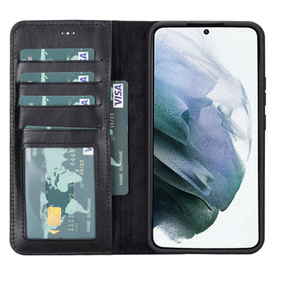 Magic Samsung Galaxy S23 Plus Leather Detachable Wallet Case