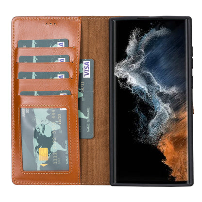 Magic Samsung Galaxy S23 Plus Leather Detachable Wallet Case