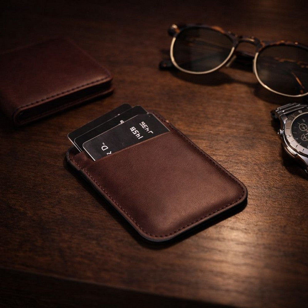 Maggy Fit CC, Hakiki Deri Ayrılabilir Kartlık, MagSafe Uyumlu, İnce Tasarım