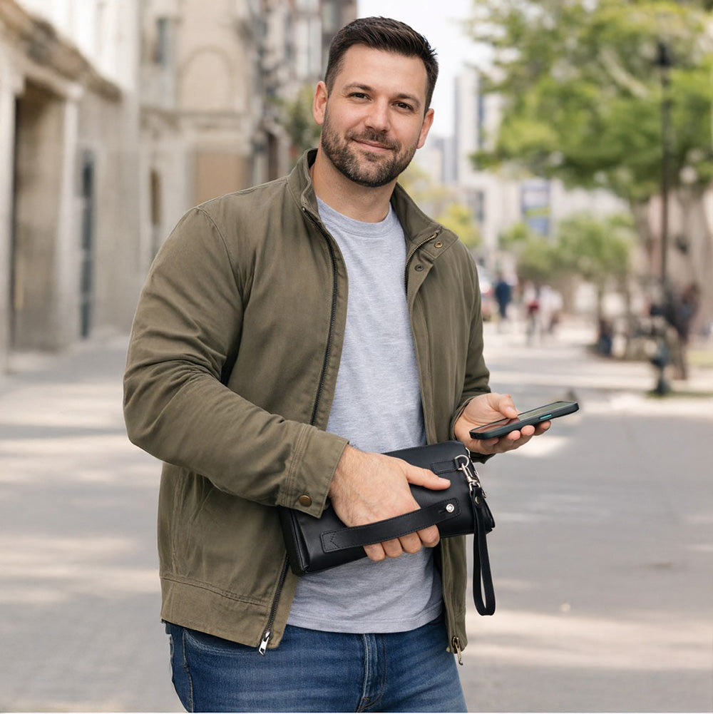 Lupus, Hakiki Deri Bileklikli Çanta