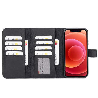 Santa, iPhone 11 Pro Max Hakiki Deri Kılıf, Çıkarılabilir Kapak, Cüzdan