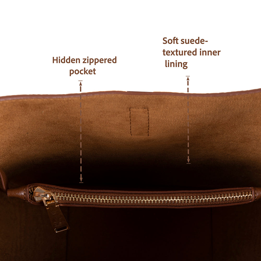 Azura, Hakiki Deri Kadın Çantası, Omuz Askılı