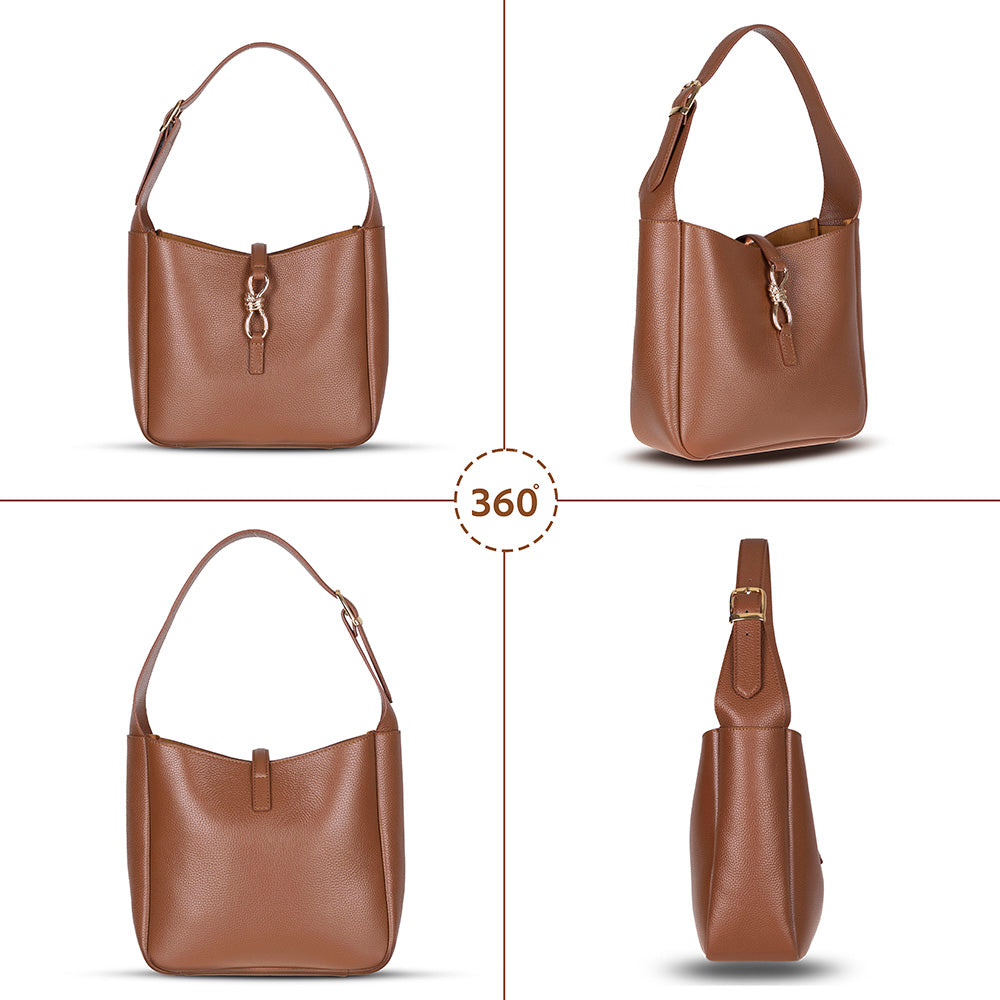 Azura, Hakiki Deri Kadın Çantası, Omuz Askılı