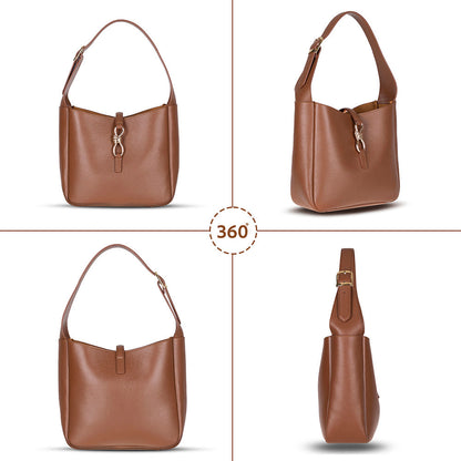 Azura, Hakiki Deri Kadın Çantası, Omuz Askılı