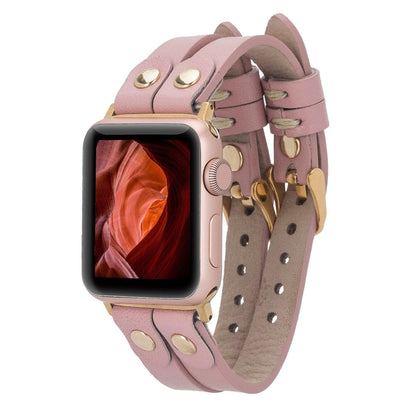 Durham Ely Apple Watch Leather Straps RST2EF / Silver