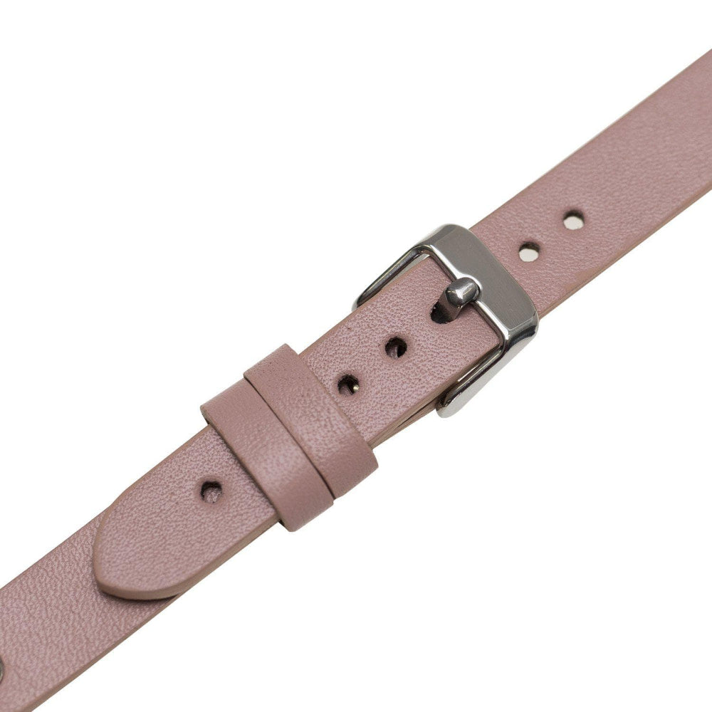 Leather Apple Watch Bands - Ferro Silver Trok Style RST1