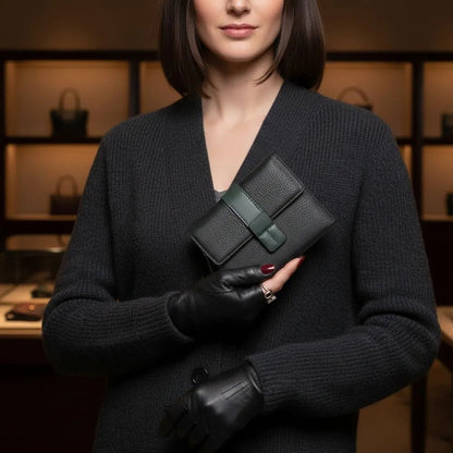 Elba, Hakiki Deri Kadın Cüzdanı, El çantası