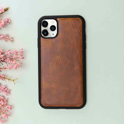 Santa, iPhone 11 Pro Hakiki Deri Kılıf, Çıkarılabilir Kapak, Cüzdan